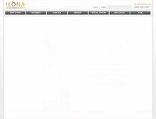 Tablet Screenshot of ilona.com